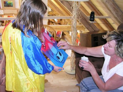 Malworkshop mit Schülern