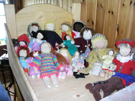 Waldorfpuppen - Puppengruppe